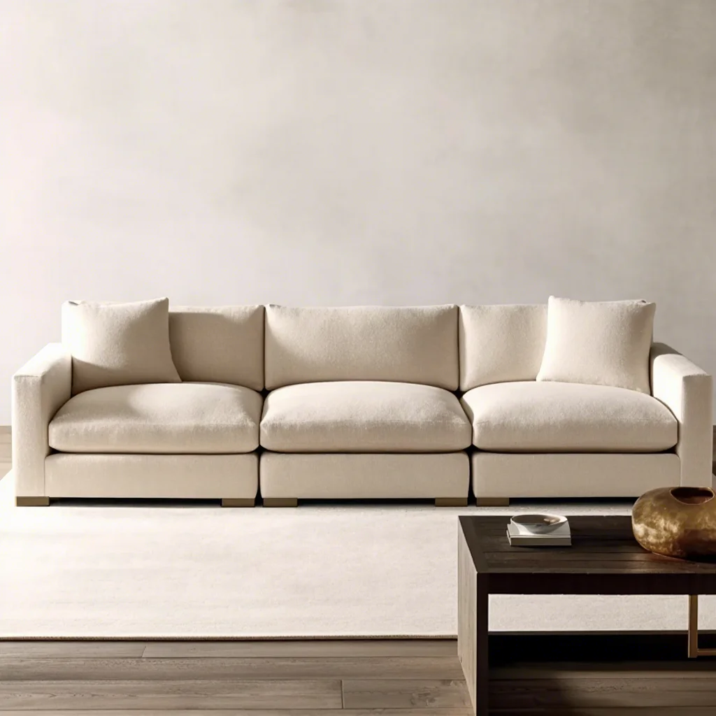 

Modern Luxury Convertible Sponge Bed Sofa Square Indoor for Living Room or Hotels Extendable Corner Luxury Set for Apartments
