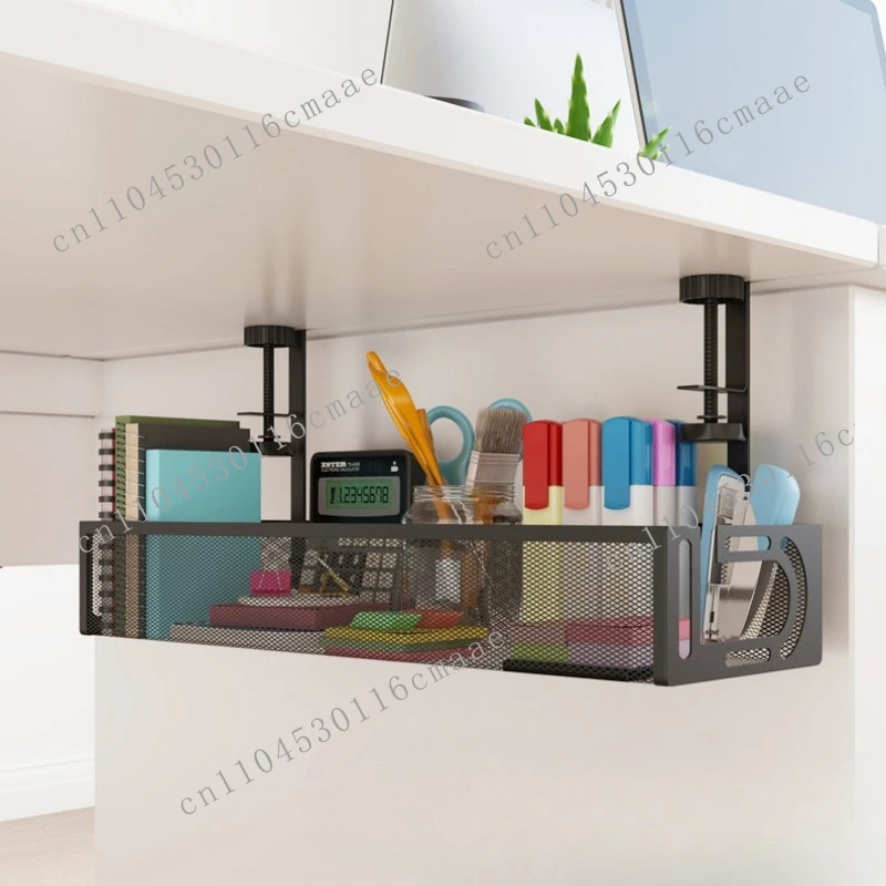 Cable and Wire Management Tray Rack Under the Desk Arrangement Storage Rack Socket Cable Manager，Excluding cables, only bracket