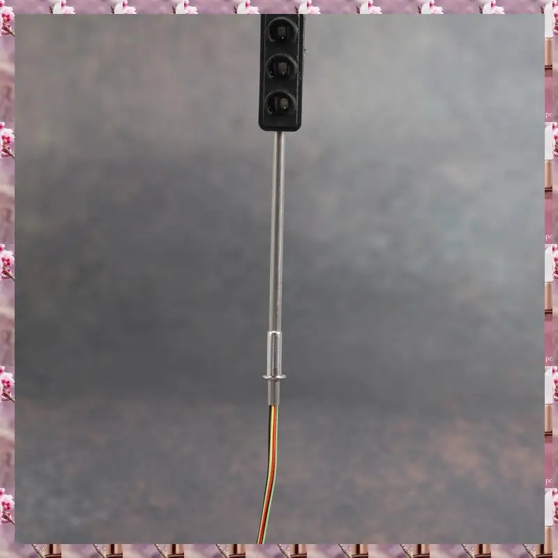 2025 3 Color Traffic Light Signals Ho Oo Scale Model 6Led For Diy Sand Table Crossing Street Construction Railway Two Side,3 Col