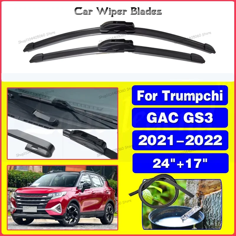 

Car Wiper Front Wiper Blades For Trumpchi GAC GS3 2021 2022 Windshield Windscreen Window Wiper Blades Auto Accessories