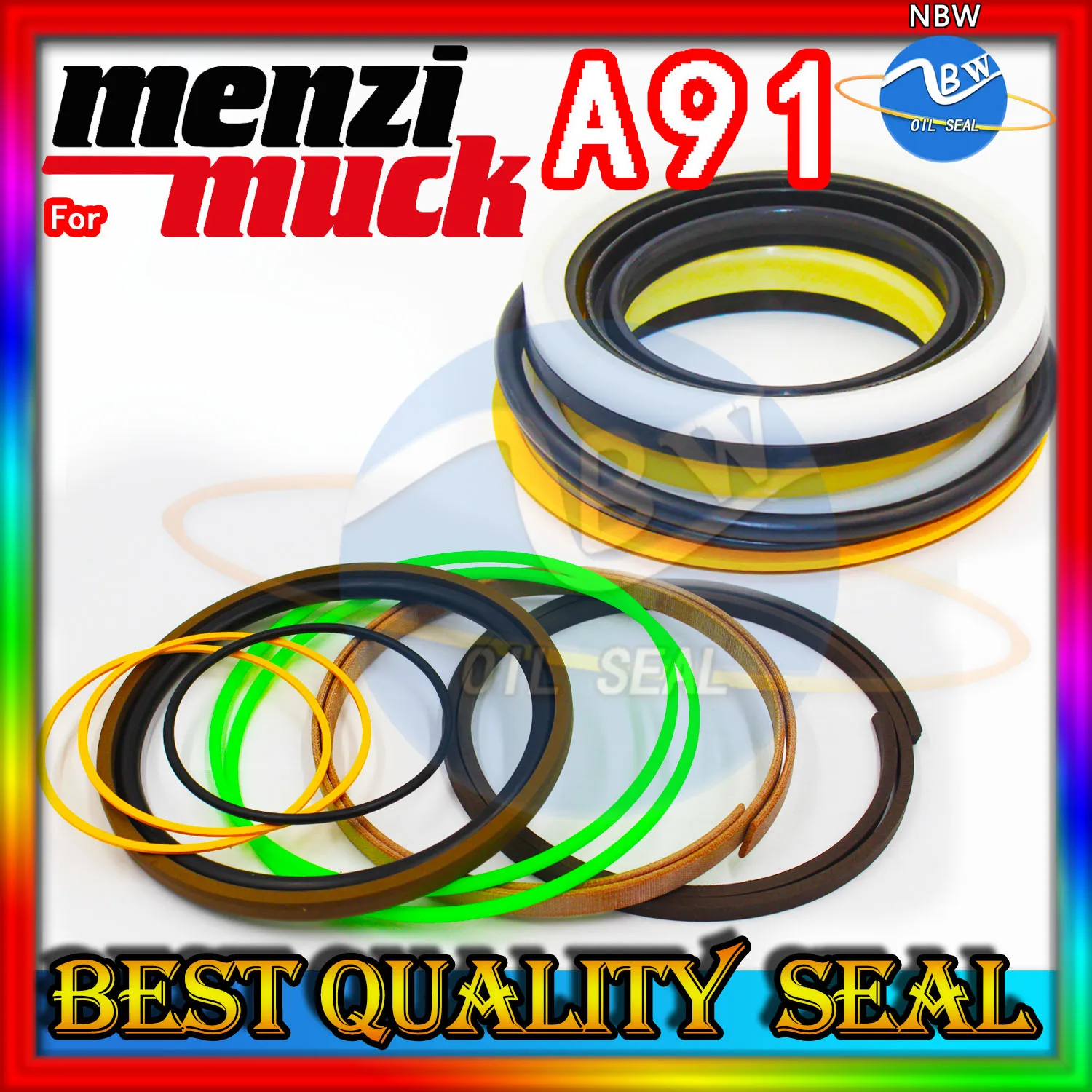 

For Menzimuck A91 Repair Kit Excavator Oil Seal Control Pilot Valve Blade TRAVEL Joystick Engine Cylinder BOOM ARM Bucket