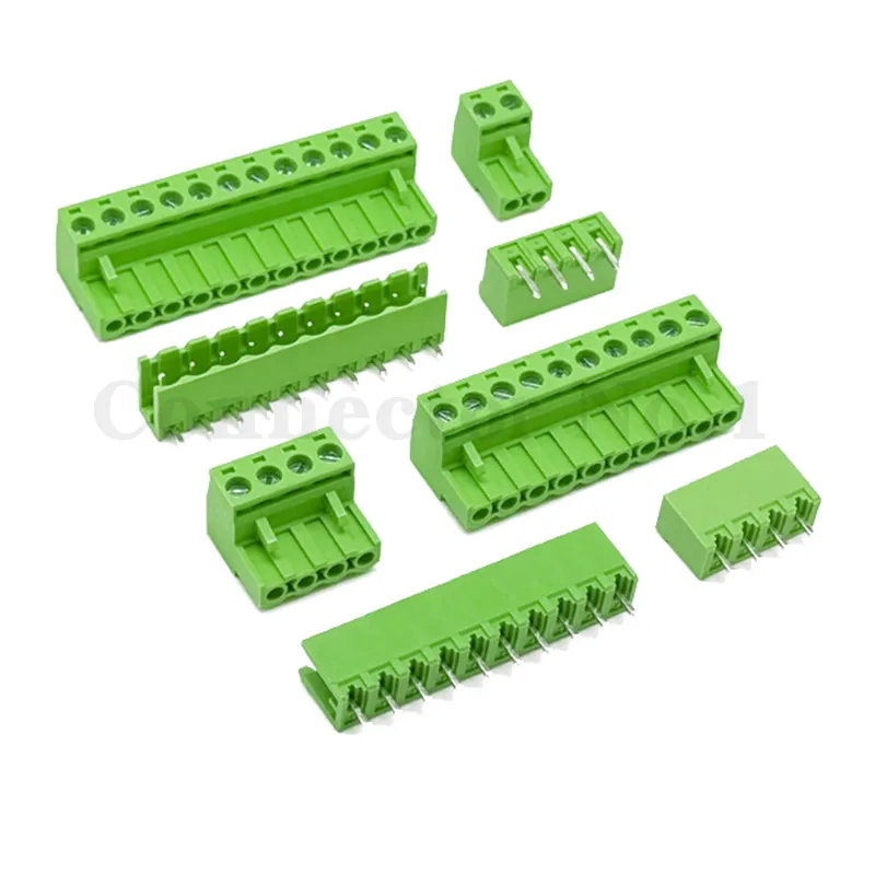15EDG KF2EDG 2.54mm 3.5mm 3.81mm 5.08mm PCB Screw Terminal Block 2 3 4 5-16Pin Male Plug Female Socket Pin Header Wire Connector