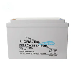 Accumulatori 12V 100ah 150ah 200ah 250ah batteria al Gel di manutenzione gratuita per sistema fotovoltaico