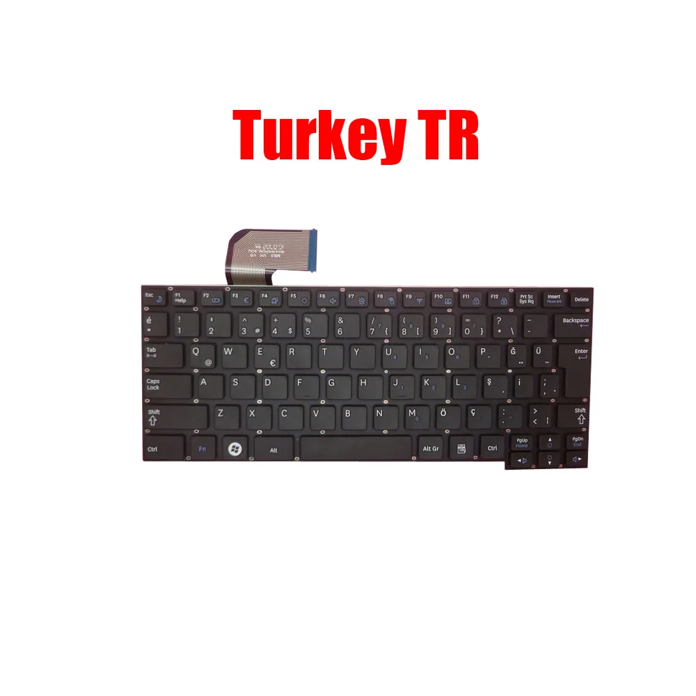 Keyboard For Samsung X128 X130 X123 X125 X180 X280 NF210 N250 Portugal Russia RU Turkey TR Slovenian SL Swiss SW Brazil BR LA