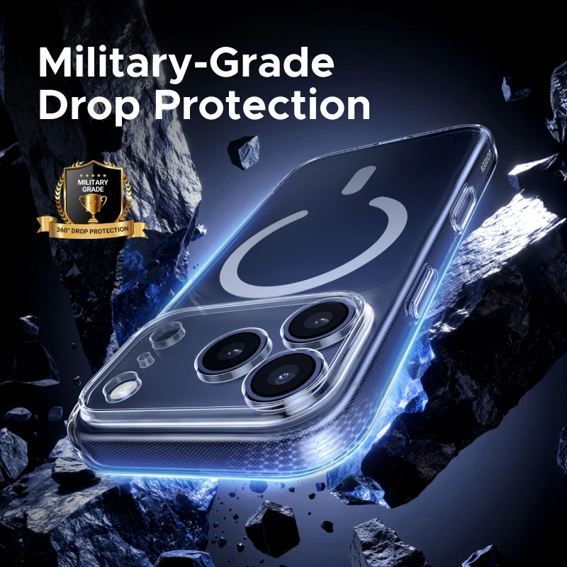 UGREEN Magnetic case for iPhone 17 series, shockproof MagSafe compatible TPU cover 4