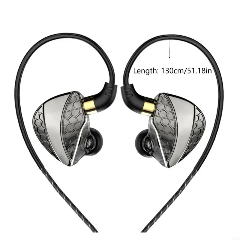 83cc Hi6t Dynamisches Dynamic Ohrhörer stereoierte Musikkopfhörer mit Mikrofon für Sport