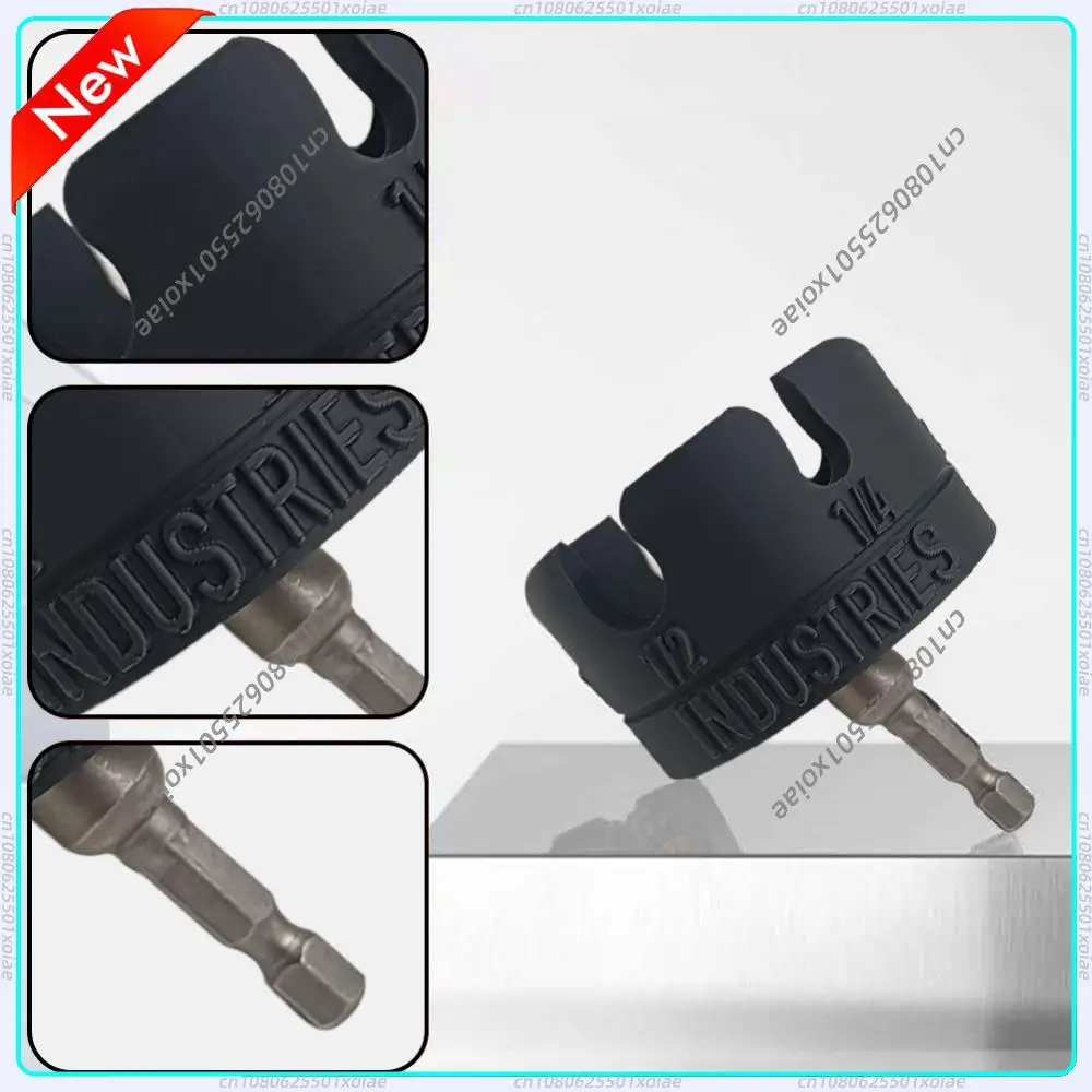 

1Pc Nut Zipper Drill Attachment for Fast Nut and Bolt Removal, Nut Remover Bolt Extractor Tool for Conduit Racks Socket Wrenches