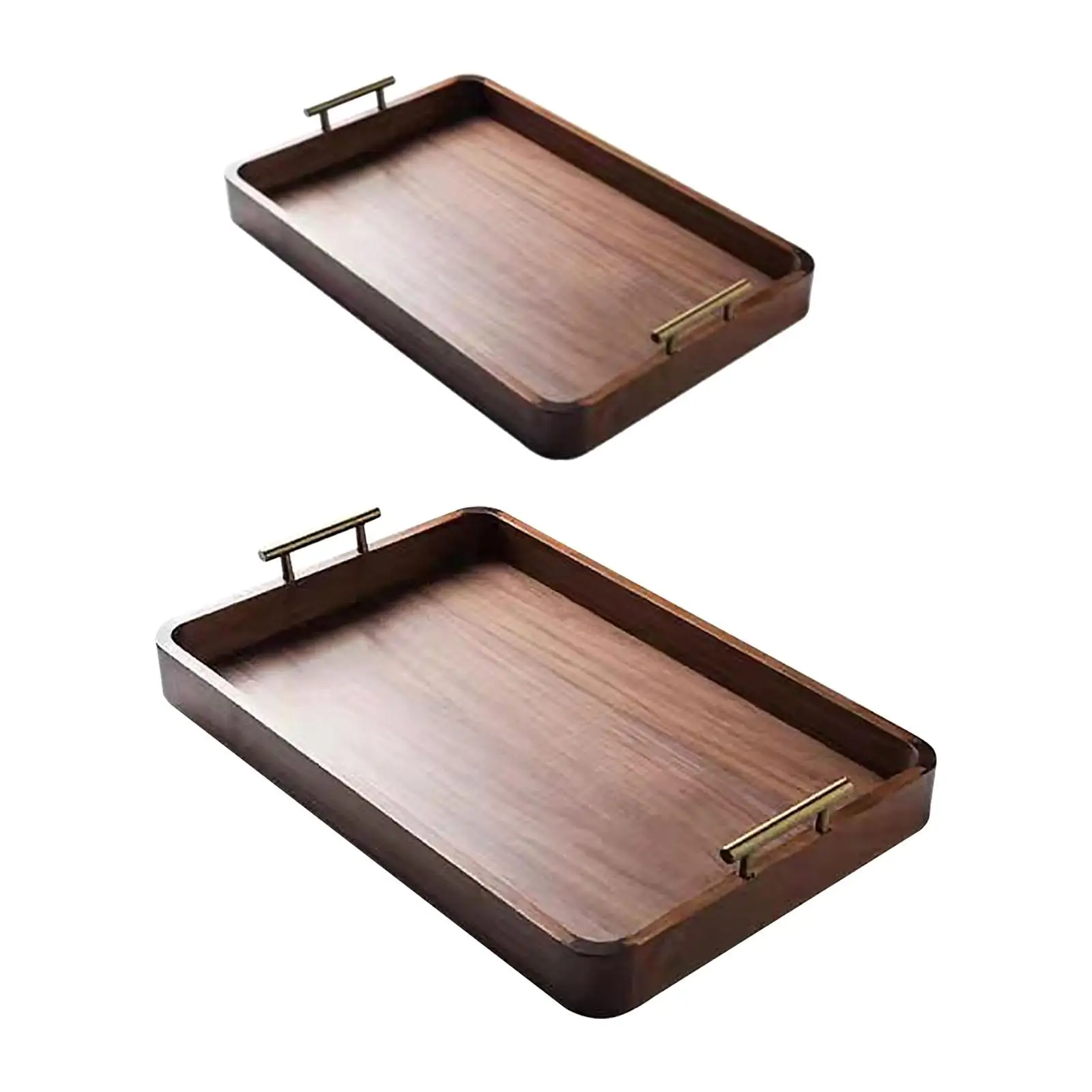 Serving Tray Cups Holder Coffee Table Tray for Kitchen Bathroom Dining Table