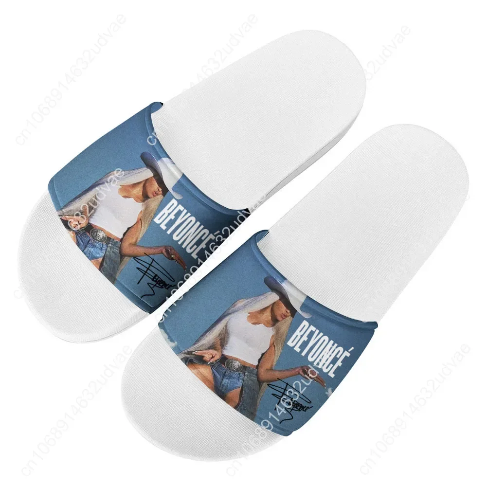 Beyoncé Slippers Home Bathroom Sandals Water Shoes Men Women Teenagers Indoor Poor Sandal Customized Summer Slipper