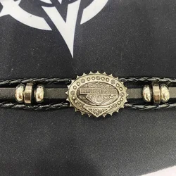 Hanson Fashion Leather Bracelet For Men Palm Lady Vintage Bracelets Bangles Girl Statement Bracelet Leaf