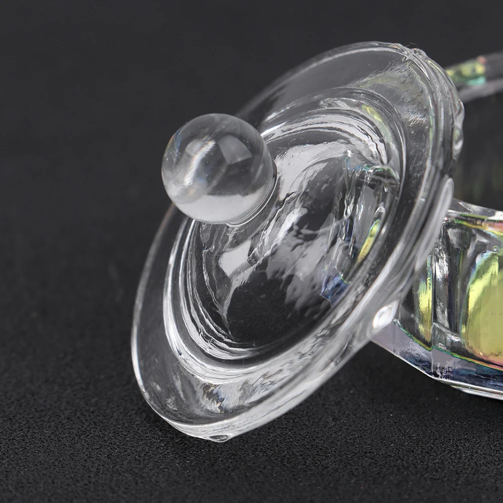 

3Pcs Nail Glass Cup Manicure Liquid Holder Durable Mixing Cup Powder Container Nail Salon Use Manicure Mixing Accessory