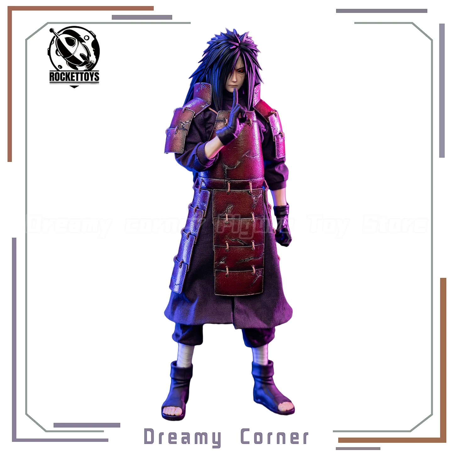 

【In Stock】Original RocketToys ROC-005 NARUTO Shippuden Uchiha Madara 1/6 Action Figure Model Collection