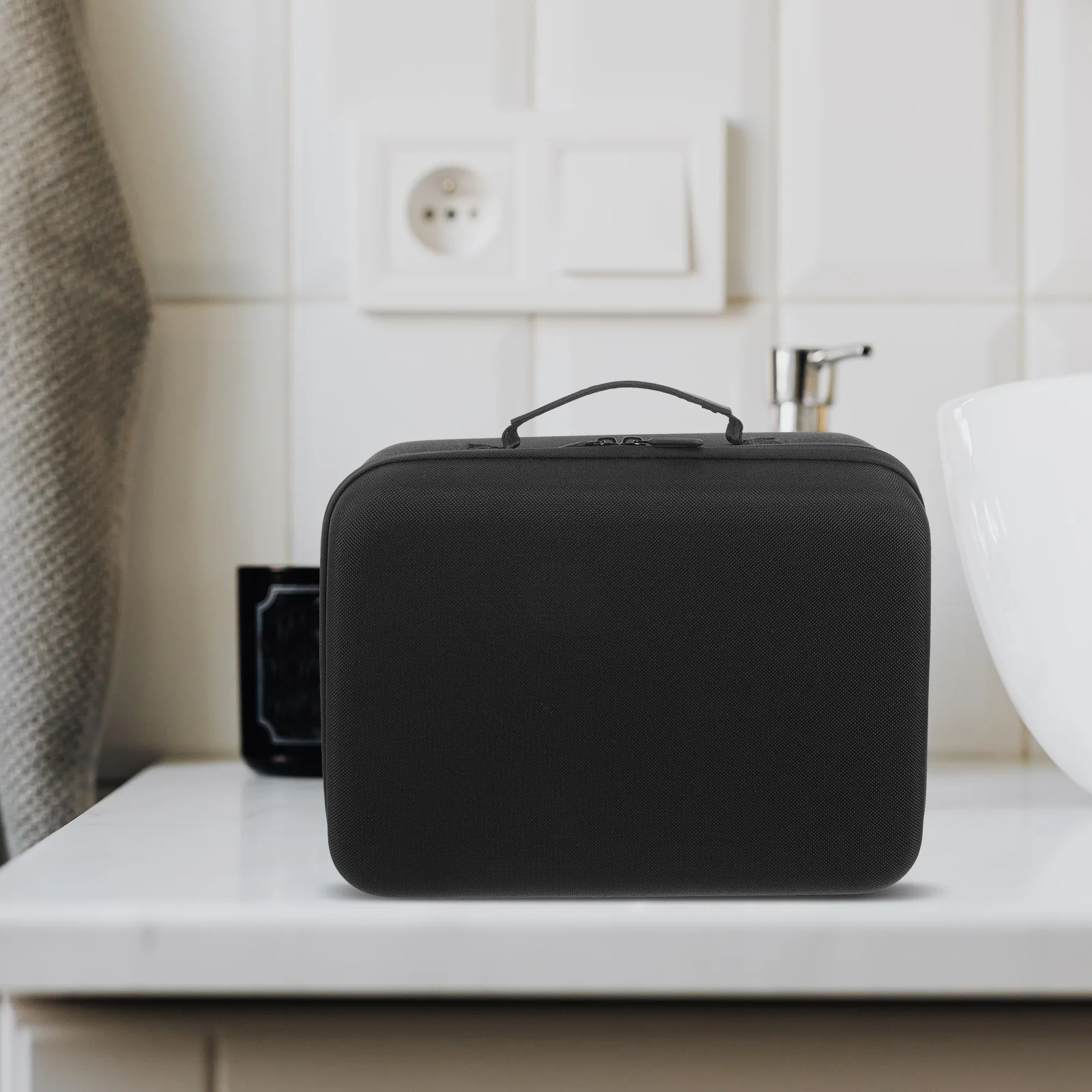 

Hair Dryer Storage Bag Carrying Case for Travel Large Capacity Waterproof EVA Oxford Cloth Hair Tools Styling Curlers