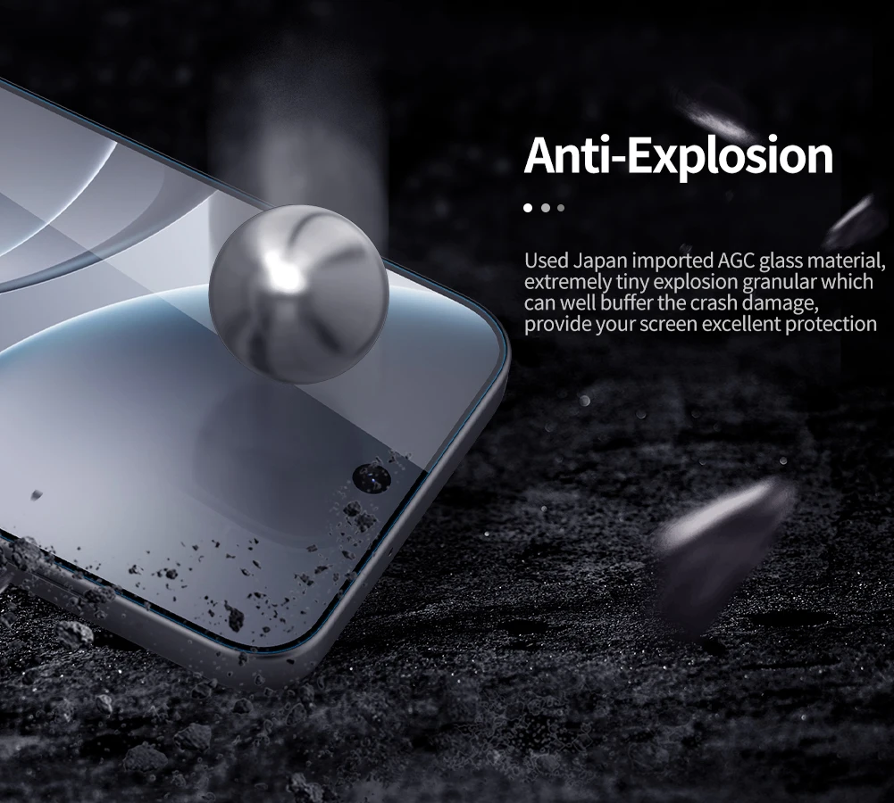 لـ OPPO Find X9 Pro / X9 Nillkin Amazing H+PRO واقي شاشة أمان من الزجاج المقسى رفيع للغاية مضاد للانفجار 2.5D 9H #1