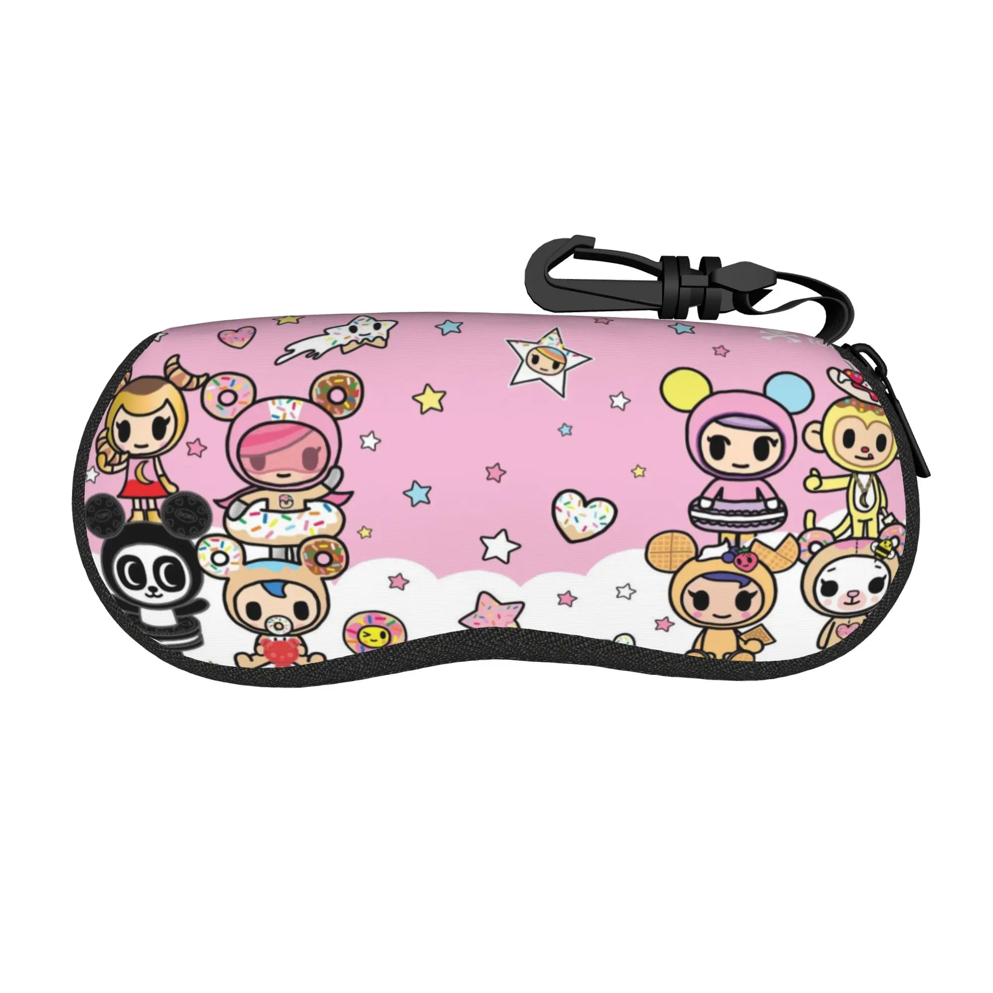 Kawaii Donutella Sandy Unicorno  Glasses Case New Accessories  Sunglasses Protector Ins Style Sunglasses Box