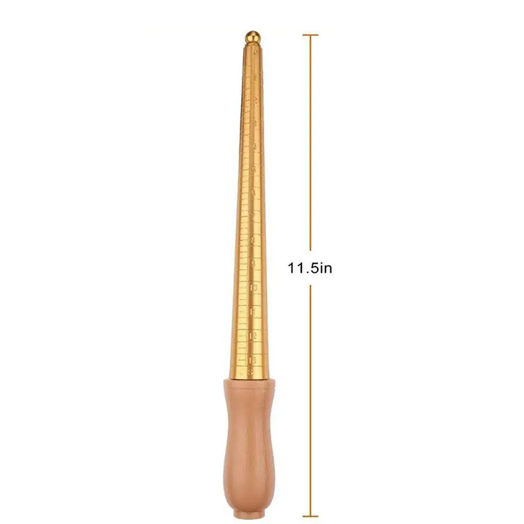 Finger Sizer Mandrel Metal Ring Size Measurement Tool Jewelry Tool Set for Men Women Customer Rings