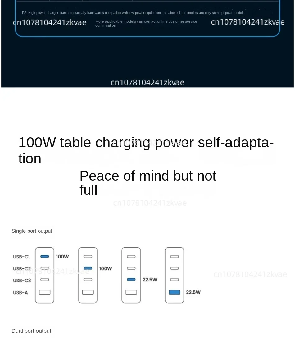 Ugreen Chargers Adapters 200W USB C Desktop Charger Nexode 6 Ports GaN PD Fast Charger with 3FT USB C to C Charging Cable