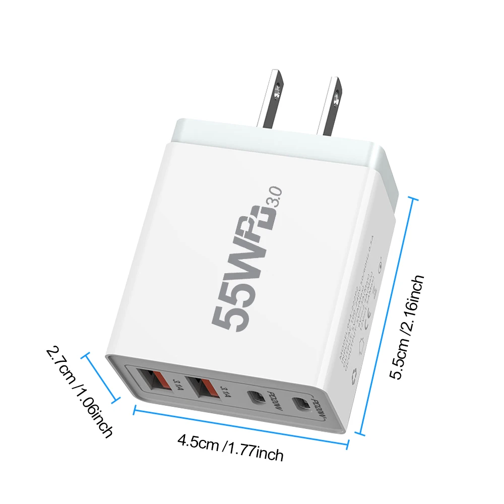 EU/US/UK/AU kolíček USB nabíječka rychlý nabít 3.0 pro telefon adaptér pro iPhone 13 pro maxi přenosné zeď nabíječka postit se nabíječka typ c