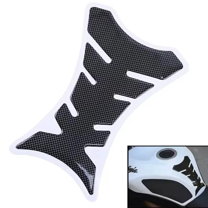 

Protector 3D Carbon Fiber Gel Gas Fuel Tank Pad Protector Sticker Motorcycle Universal