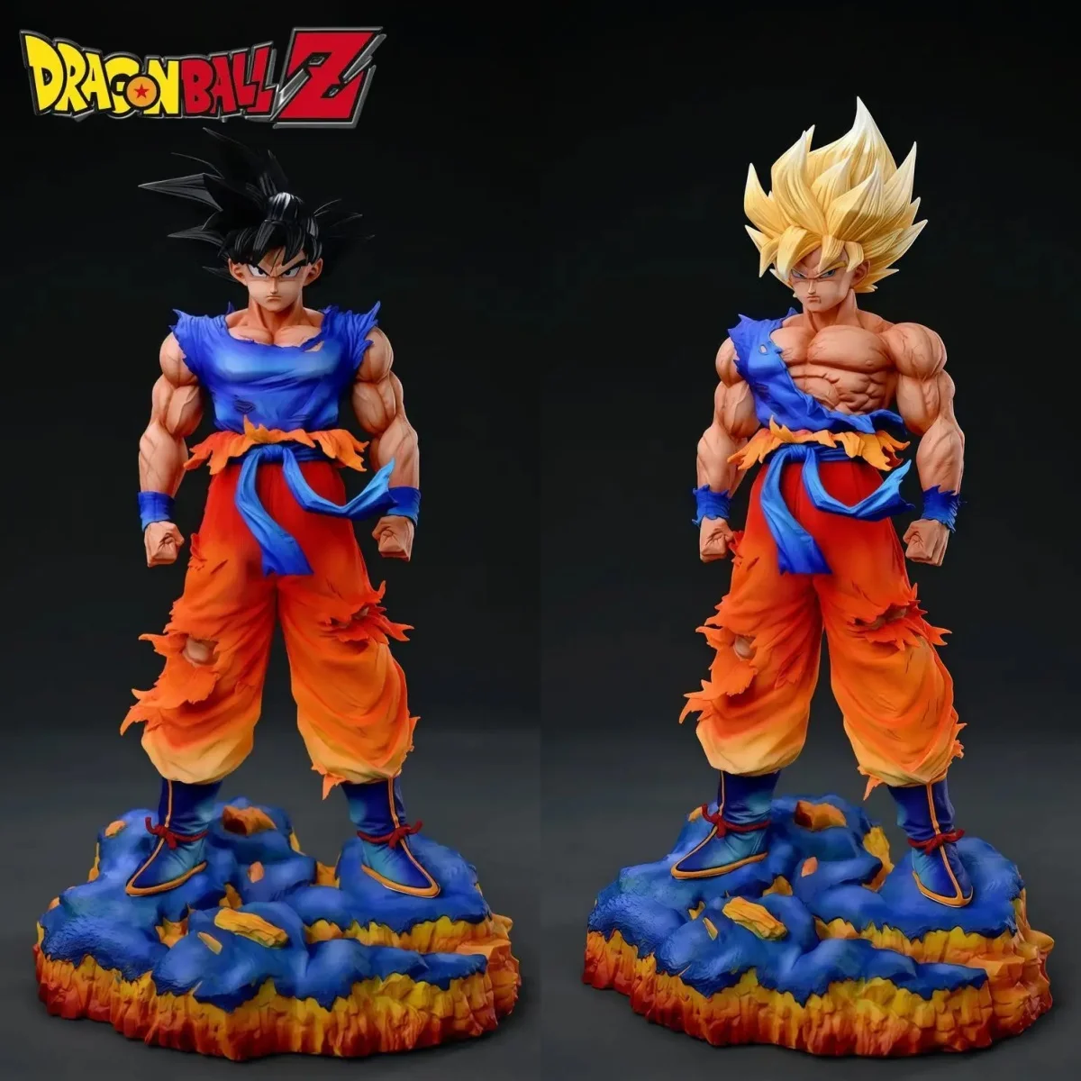 

Pre-Sale Dragon Ball Son Goku Figure Two Bust Super Saiyan Goku Figurine Pvc Collection Model Doll Customized Toy For Kids Gifts