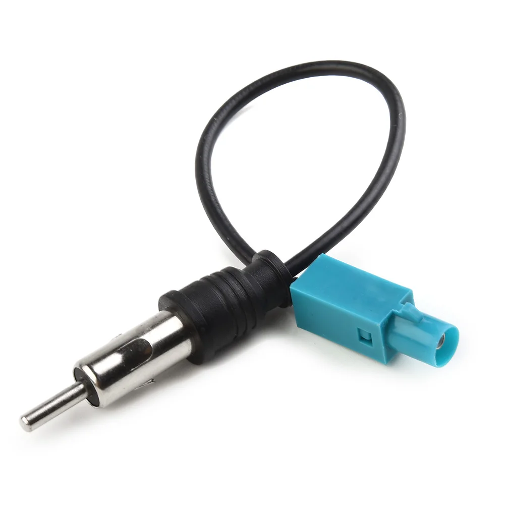 Universal Car FM AM Stereo Radio Antenna Adapters Cable Fakra-Z Male To DIN Plug 15cm FM/AM Aerial To DIN Car Replacement Parts