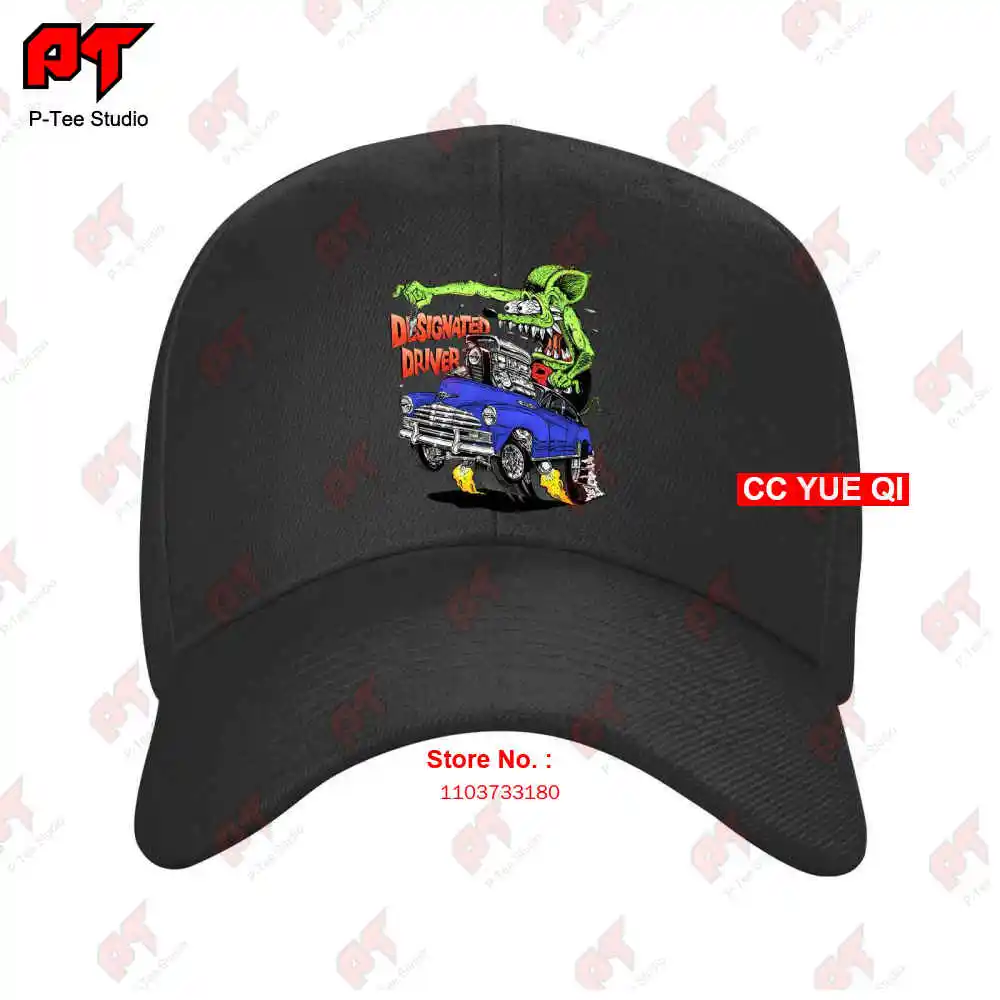 Rat Fink Designated Driver Ed Roth Kustom Kulture Baseball Caps Truck Cap FGHG