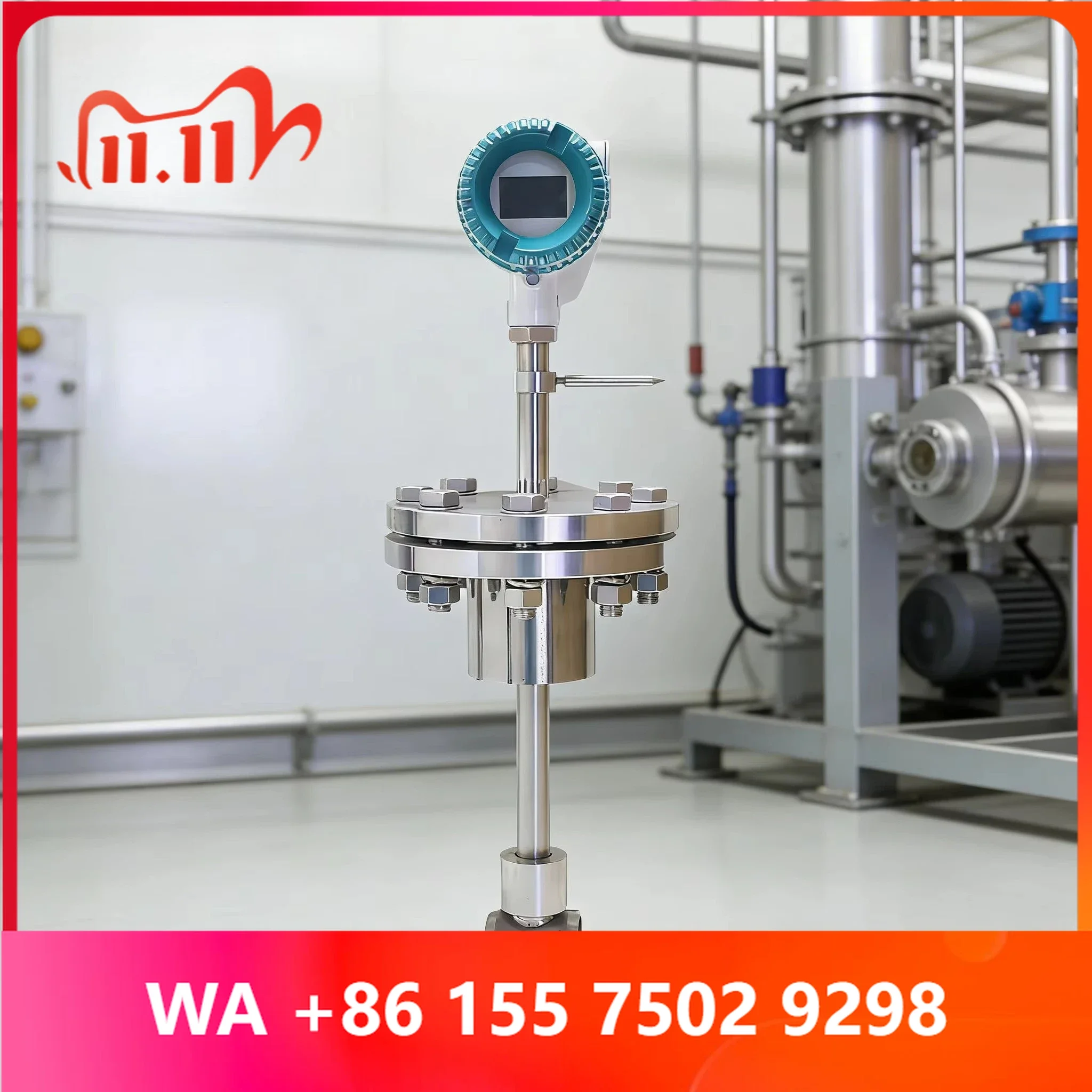 ±1% Natural Fuel Flow Meter IoT Remote RS485 Steam Flow Meter 4-20mA