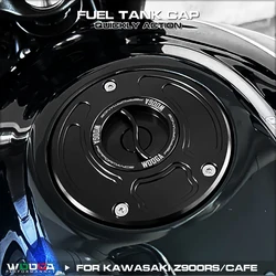 Fuel Tank Cap For Kawasaki Z900 RS Z900RS Cafe 2018-2025 Ninja H2 H2R Spin Locking Fuel Tank Cover Rapid Gad Cap Quick Action