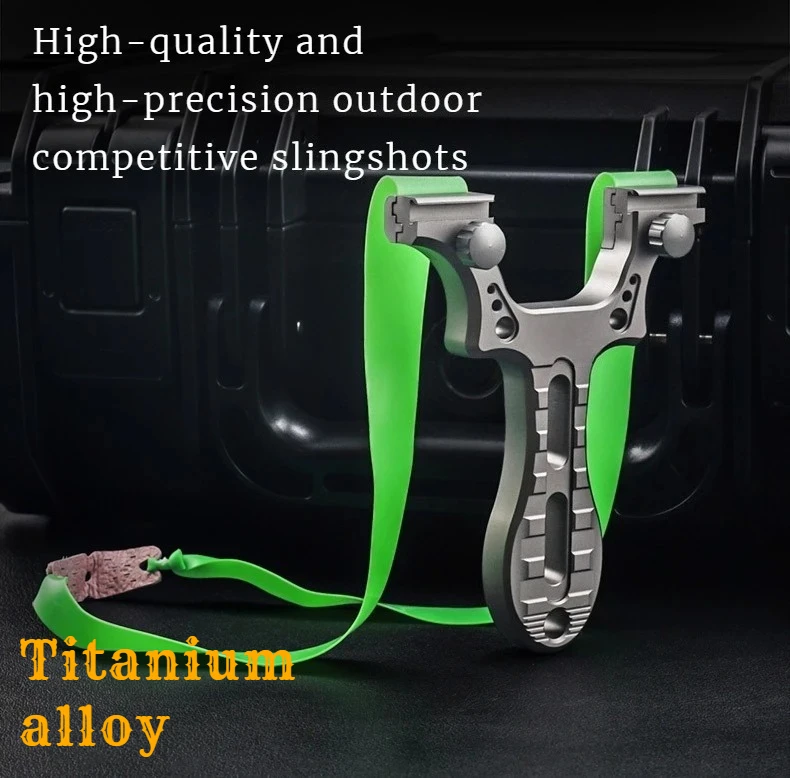 

Aluminum Alloy Adult Slingshot Thickened Rubber Band High-precision Outdoor Sports High-quality Hunting Equipment