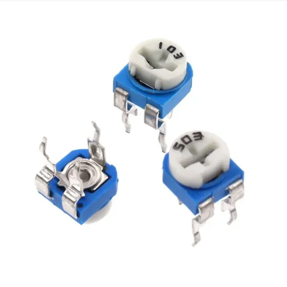 RM-065 WH06-2 potenciómetro Horizontal azul blanco 103 100 200 500 1K 2K 5K 10K 20K 50K 100K 200K 500K 1M resistencia ajustable