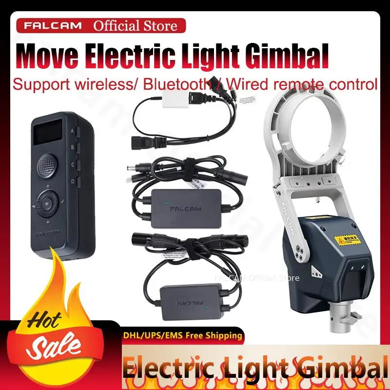 

Электрический стабилизатор Falcam Move Lightgo с беспроводным/Bluetooth/проводным пультом управления, многофункциональный, портативный, съемный