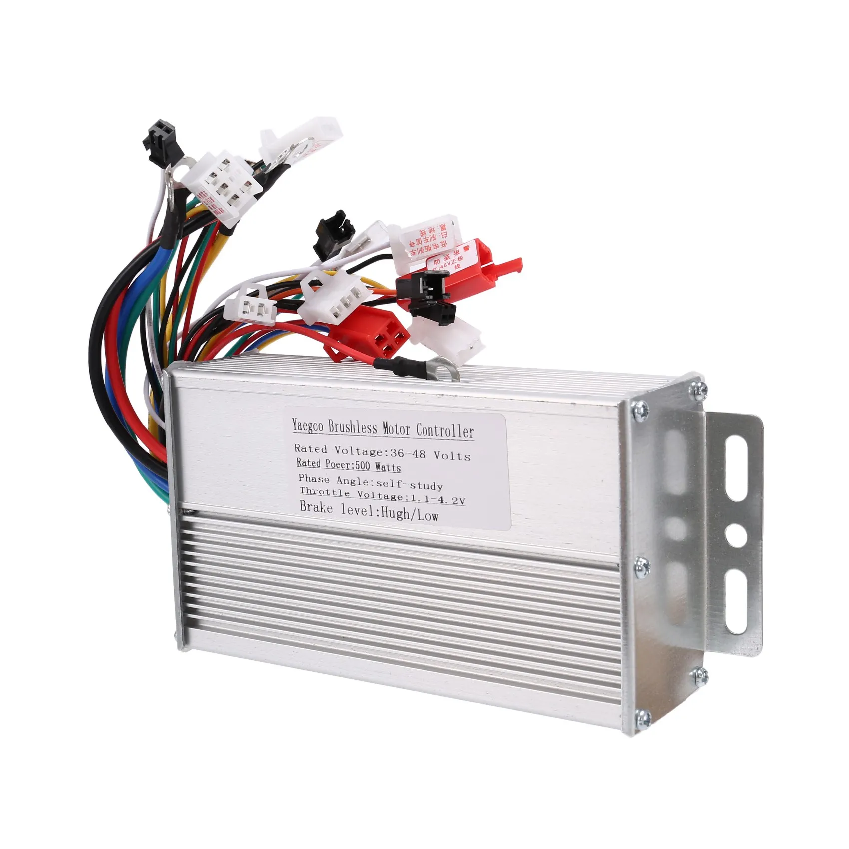 EBike pengontrol tanpa sikat, pengendali Blcd skuter listrik tanpa sikat 30A 36V 48V 500W untuk aksesori sepeda skuter XQ