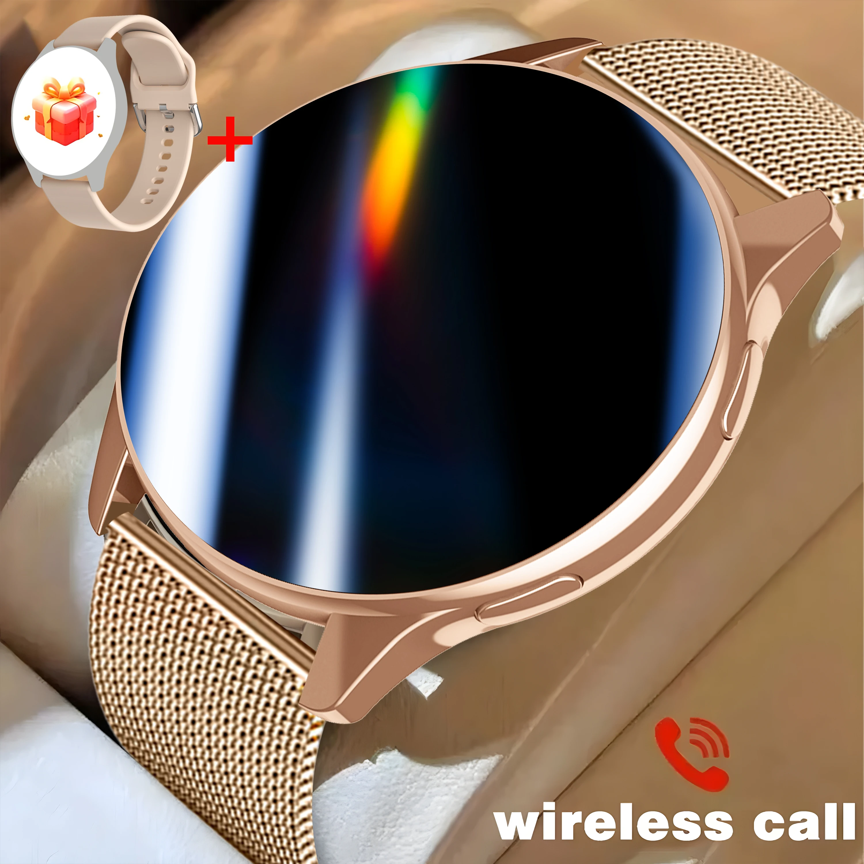 Smart Watch HD Touchscreen Hartslag Slaap BP Gezondheidsmonitoring voor Android IOS Telefoon BT Oproep Sport Smartwatch voor heren Dames - afbeelding 2