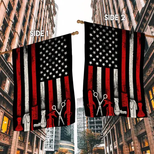 Barber American Decorative Garden Flag KKL AAL HHM WZZ yyi