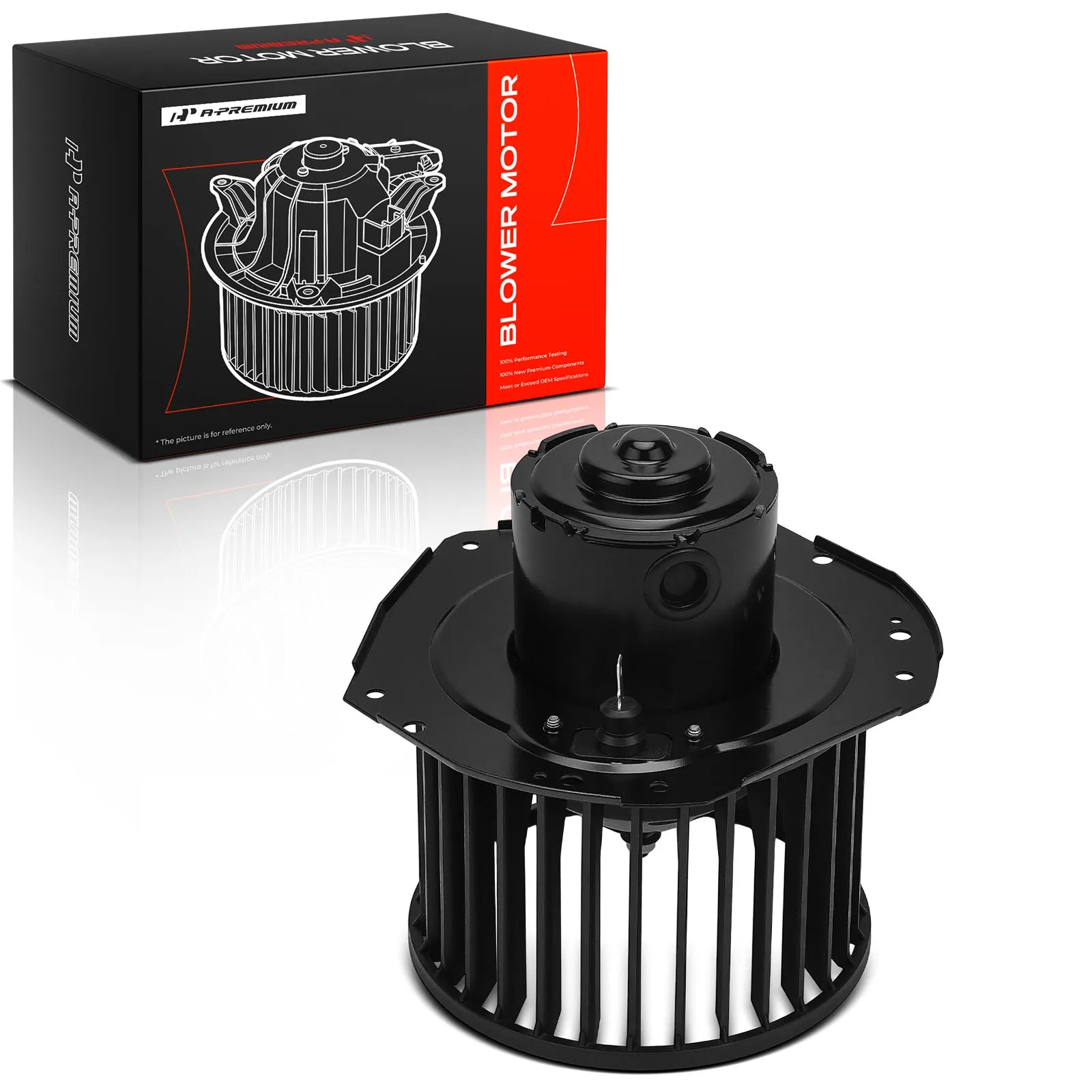 A-Premium Heater Blower Motor with Fan Cage for GMC S15 1982-1990 G1500 G2500 G3500 1991-1995 Jimmy 1992-1994 Sonoma 1991-1993