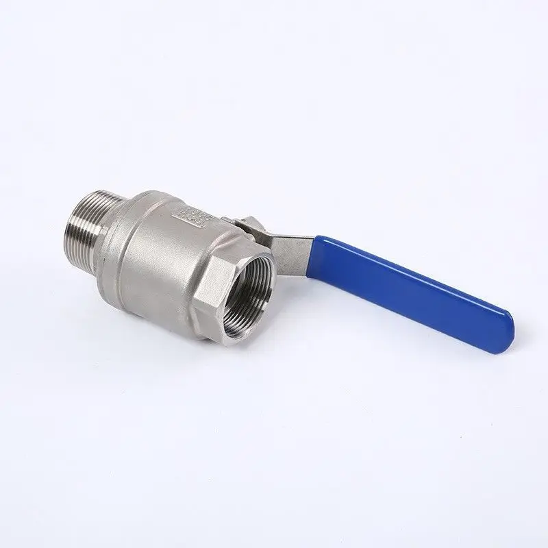 304 Stainless Steel Two Piece Ball ; BSP Female And Male Thread Water Gas Oil Switch Fitting Adapter