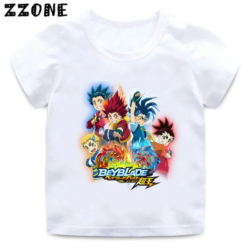 Anime Beyblade Burst Evolution Print Kids T-Shirts Girls Clothes Baby Boys T shirt Summer Short Sleeve Children Tops,ooo5470