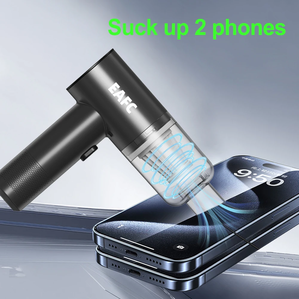 Мощная Беспроводная портативная Очистительная Машина, автомобильный пылесос, Мощное всасывание, ручной мини-пылесос двойного назначения для автомобиля и дома