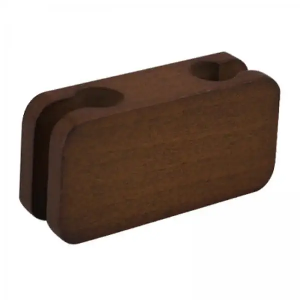 Cable Holder Self Adhesive Wooden Cord Organizer Wall Mount Wire Holder for Gaming Desk Bedside