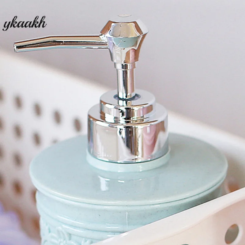 

【XHB93】400ml Stained Carved Empty Pump Refillable Bathroom Shampoo Shower Gel Bottles Dispenser Liquid Soap Dispenser Bath Press