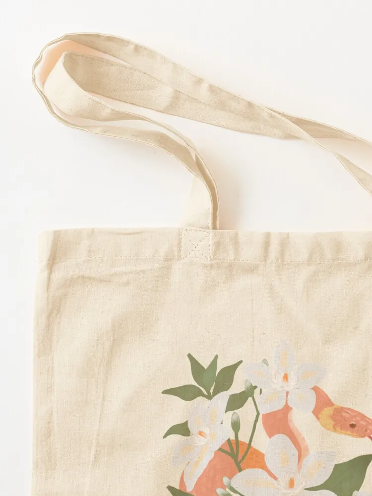 حقيبة حمل Sampaguita and Snake حقيبة حمل صديقة للبيئة حقائب تسوق مخصصة حقيبة قماش مخصصة قابلة للطي