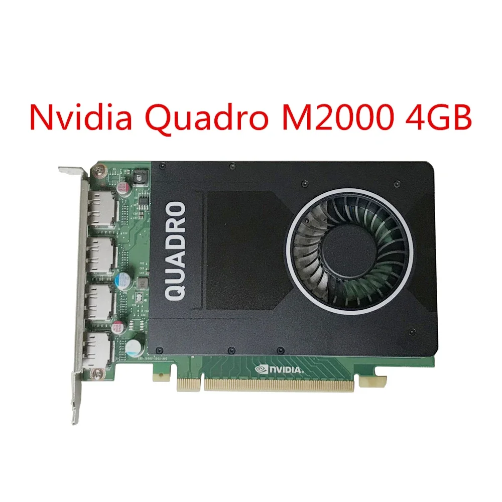 1 Uds tarjeta gráfica Quadro M2000 4GB tarjeta gráfica Original para NVIDIA GDDR5 PCI-e 4x DisplayPorts tarjeta de vídeo