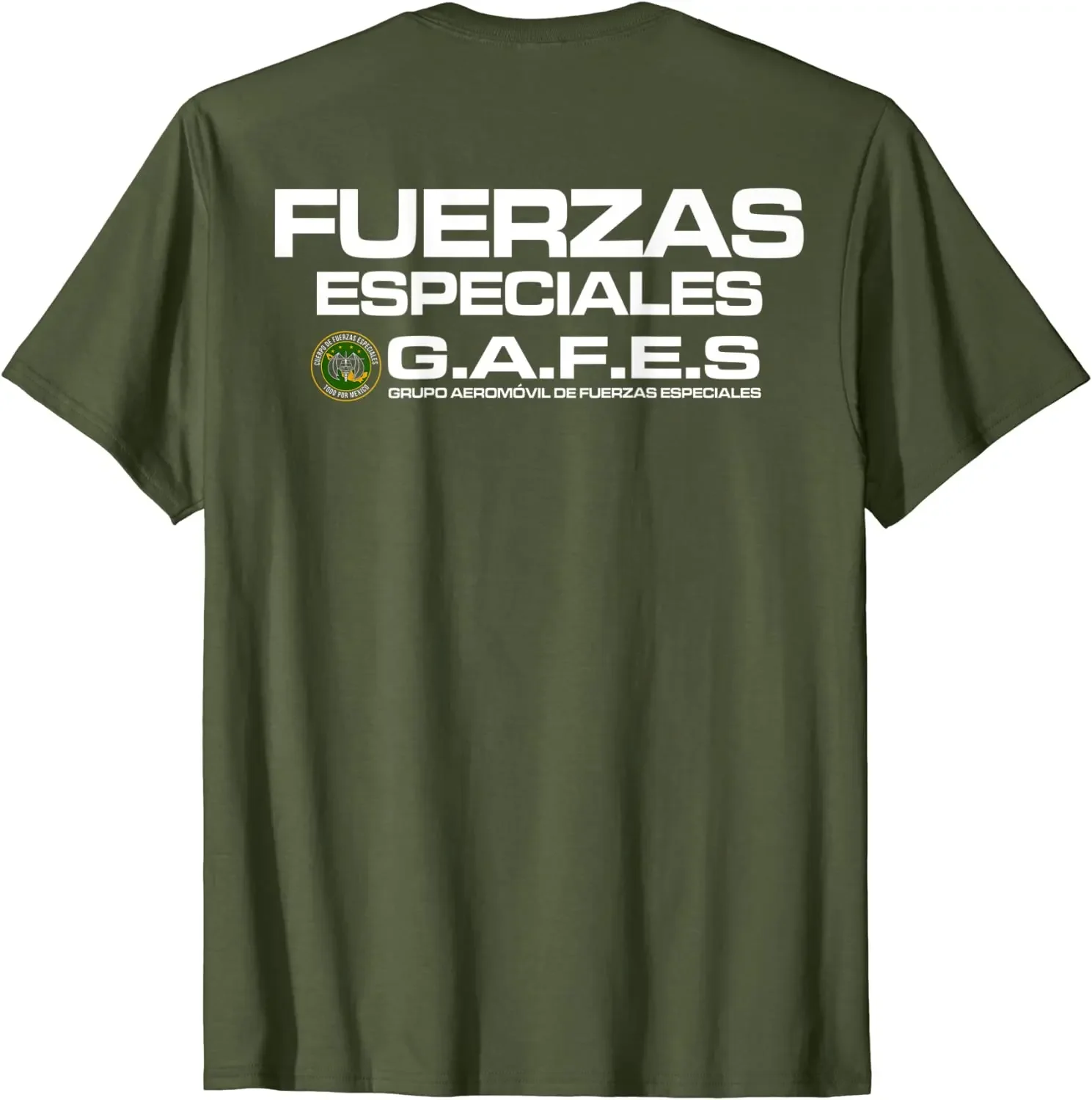 GAFEs Fuerzas Especiales Mexico Special Forces Men T-shirt Short Casual 100% Cotton Shirts Size S-3XL