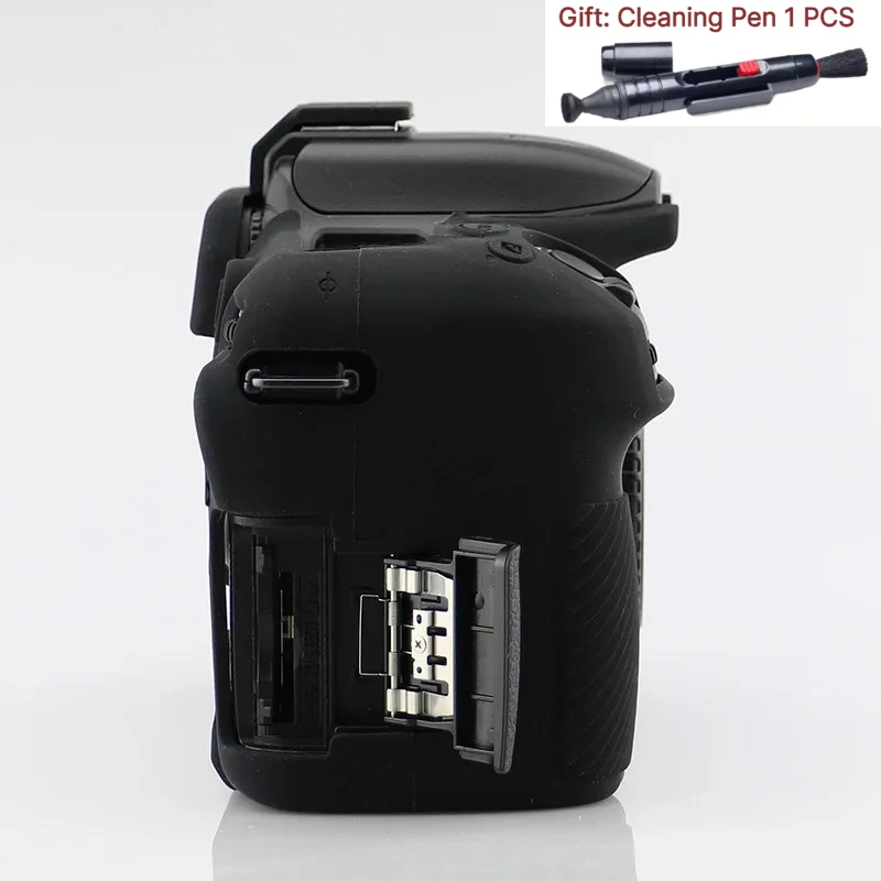 Anti-drop Soft rubber case Camera Bag Silicone Digital camera bag For Nikon D7500 Protective case, +1 PCS Free Cleaning Pen