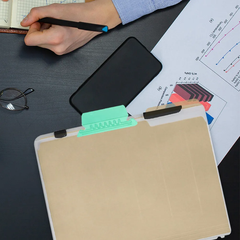 

Набор из 40 пластиковых прозрачных вкладок для подвесных папок с этикетками, портативные разделители для идентификации файлов