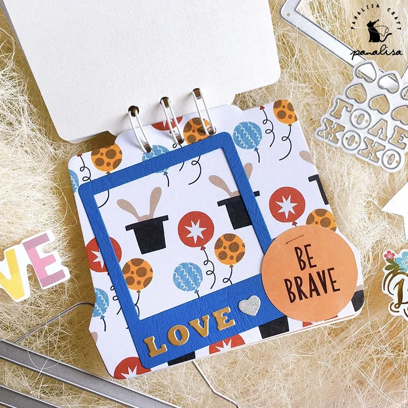 KLJUYP Cute Camera Photo Frame Metal Cutting Dies Stencils for DIY Scrapbooking/album Decorative Embossing DIY Paper Cards