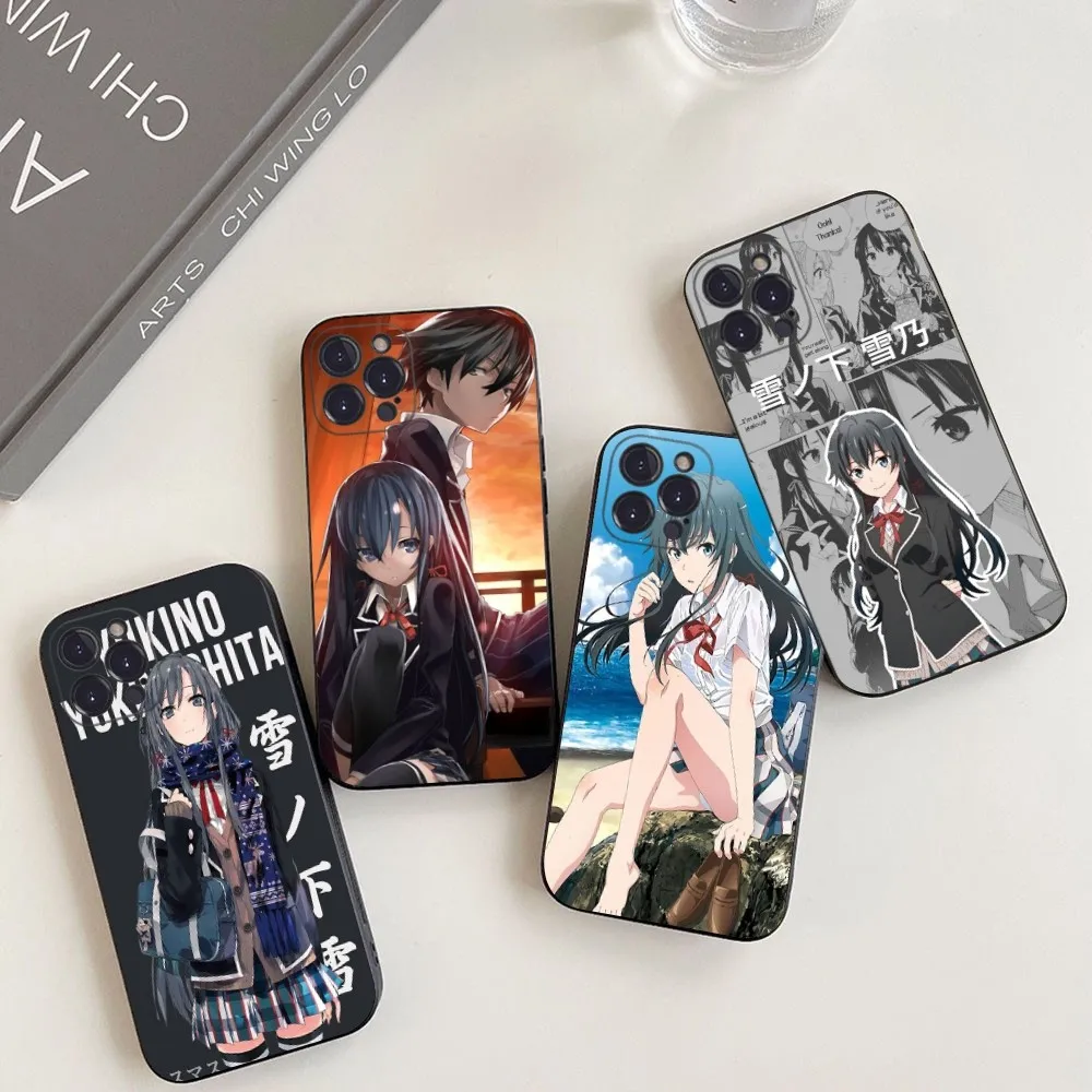 Yukinoshita Yukino OreGairu Phone Case For iPhone 14 11 12 13 Mini Pro XS Max Cover 6 7 8 Plus X XR SE 2020 Funda Shell