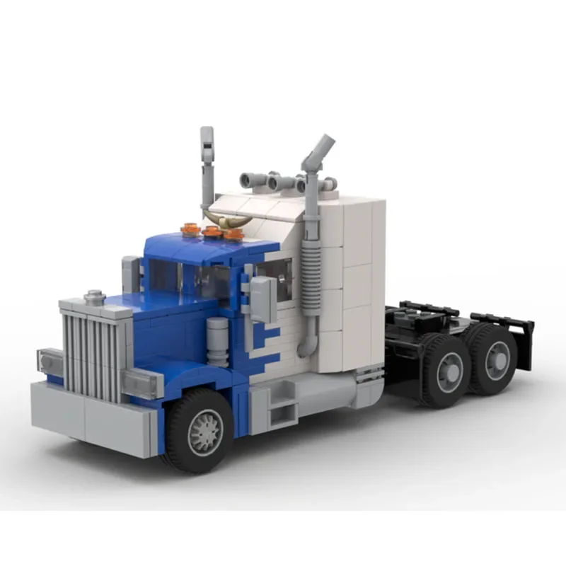 MOC-73545 ใหม่รถบรรทุกขนส่งขนาดเล็กBuilding Blockรุ่น 407 ชิ้นส่วนการศึกษาเด็กคริสต์มาสอาคารบล็อกของเล่นของขวัญ