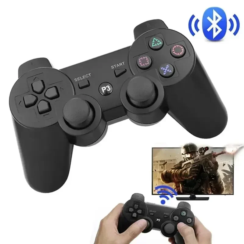 Controller for Sony PS3 Super Slim PC Joystick Gamepad for Play Station 3 Wireless Bluetooth Joy Pad 6 Axis Gyro Dual Vibration image 3