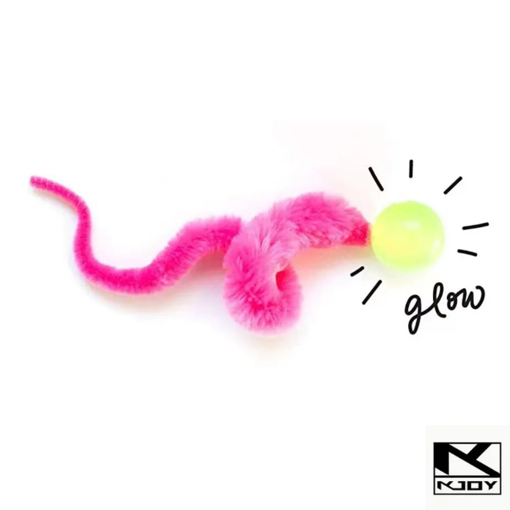 KKJoy Interactive Cat Toy - Color Caterpillar with Elastic Bouncing Ball Teasing Indoor Puzzle for Cats Pet Supplies gallery 5
